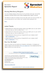 Sprocket Report Email